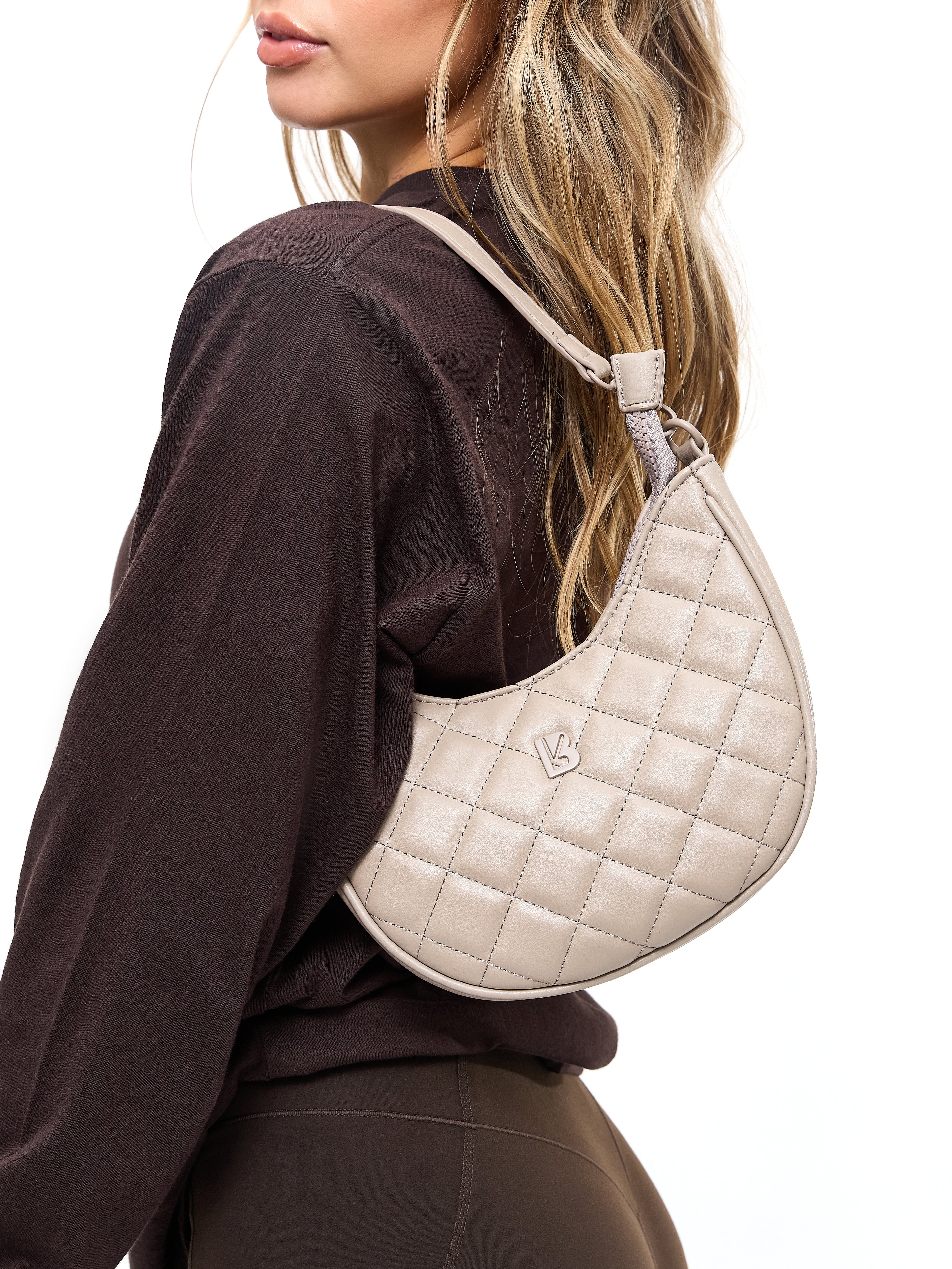 Quilted Crossbody Purse - Chamomile