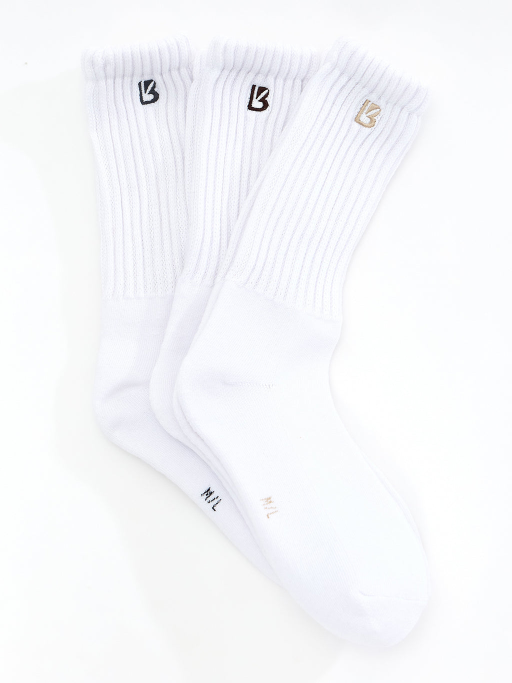 3 Pack Scrunch Socks - Core Color