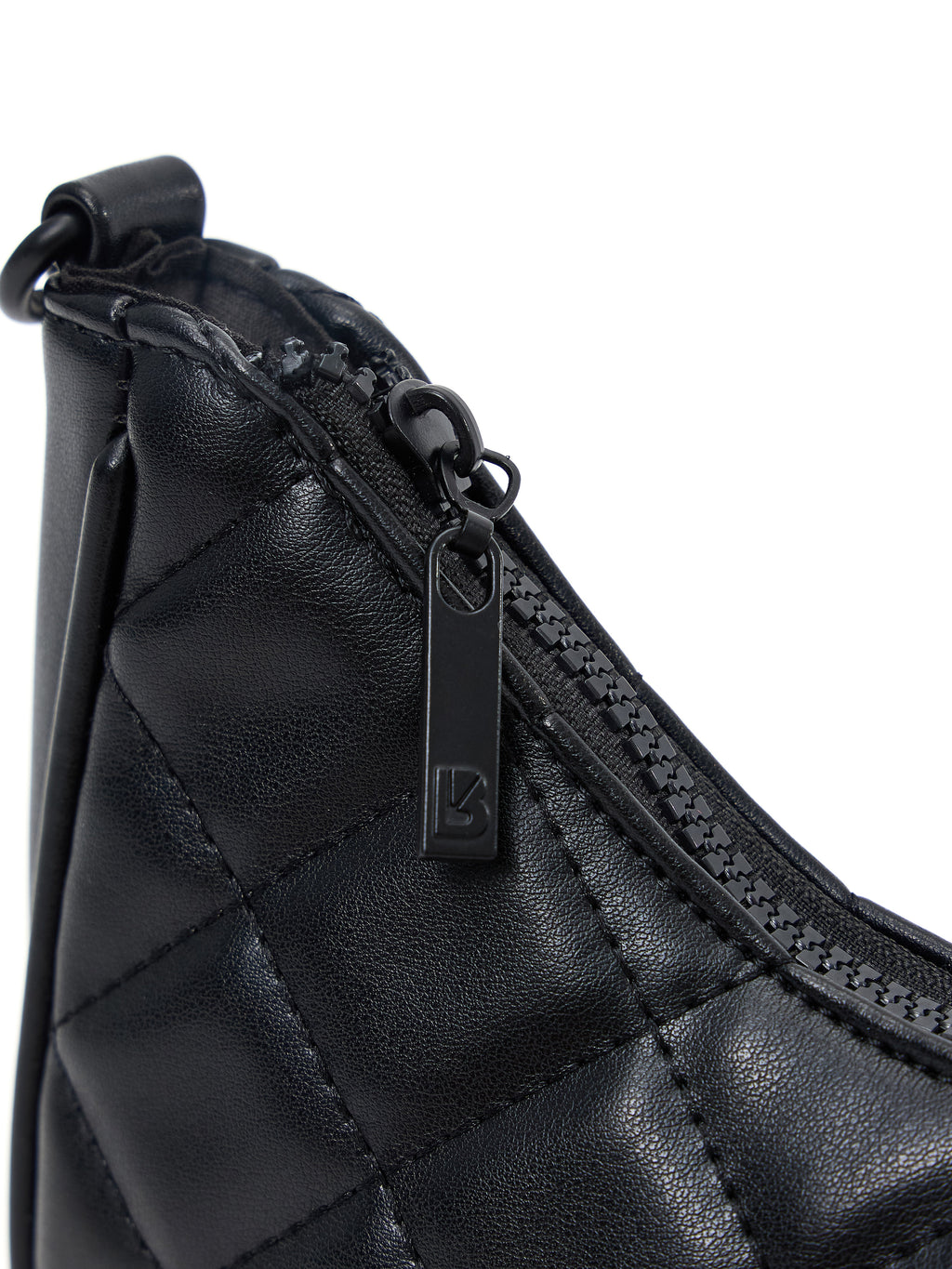 Quilted Crossbody Purse - Onyx Black