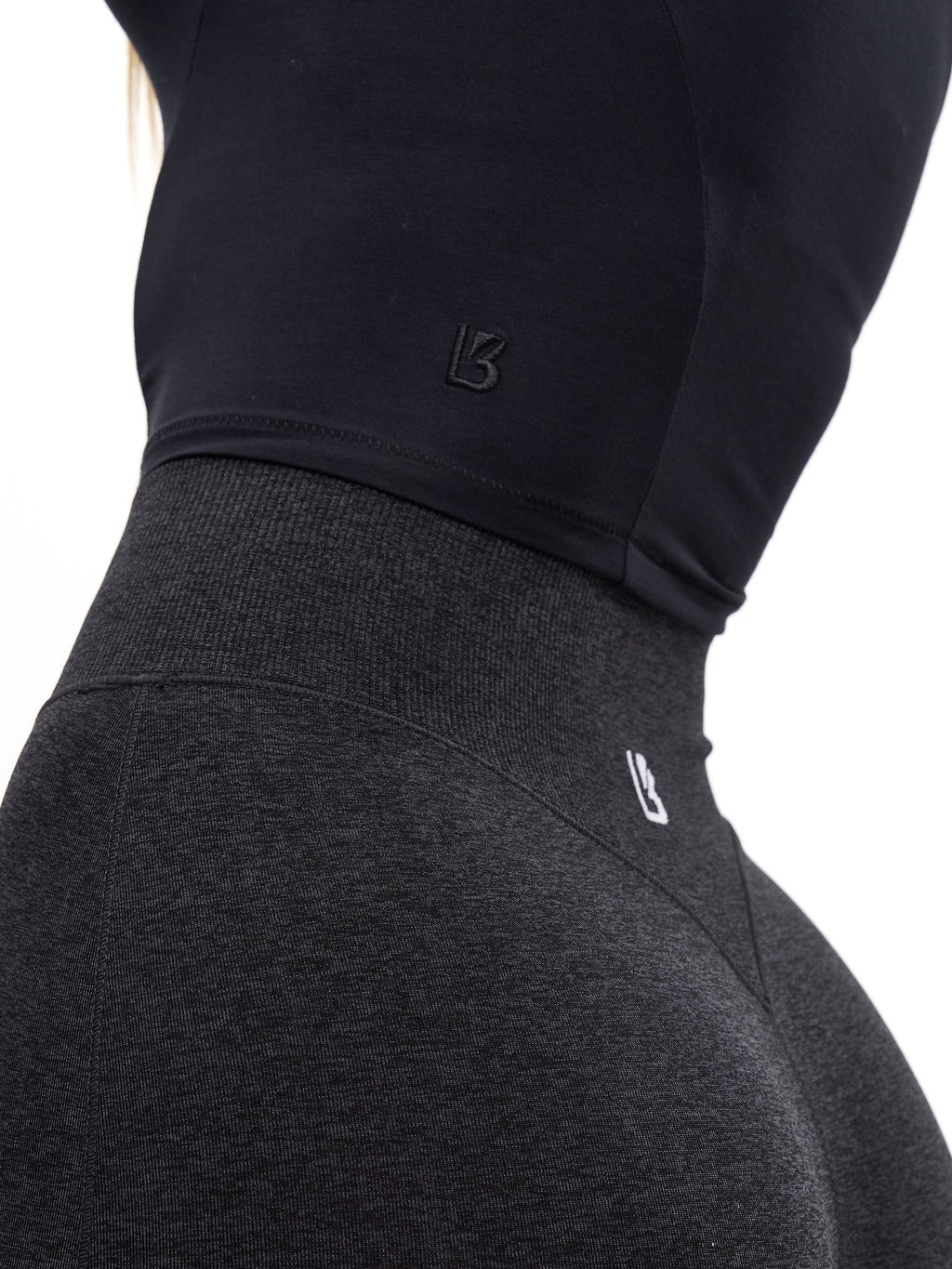 Halo Baby Tee - Onyx Black