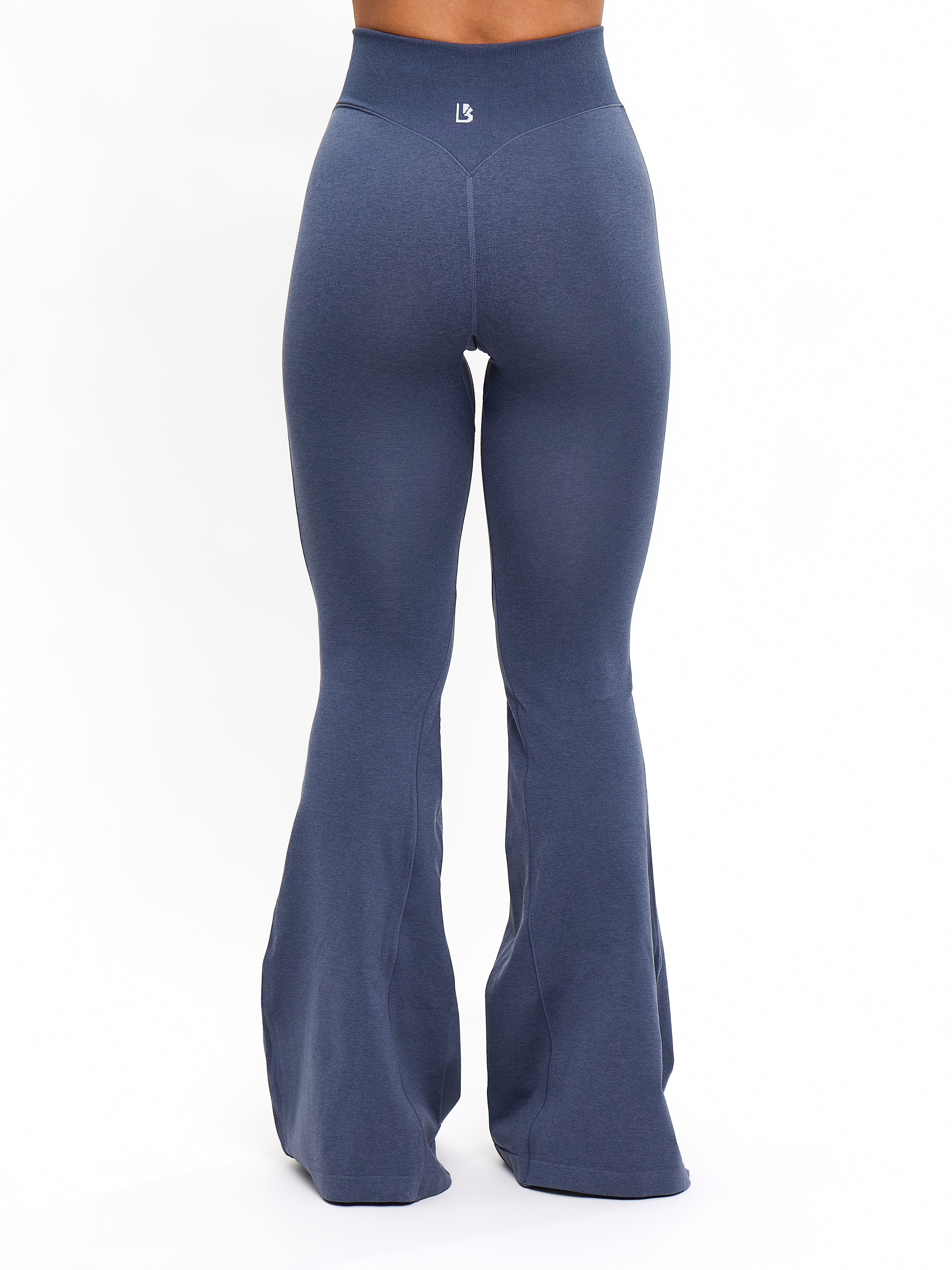Seamless Flare Legging - Barista Blue