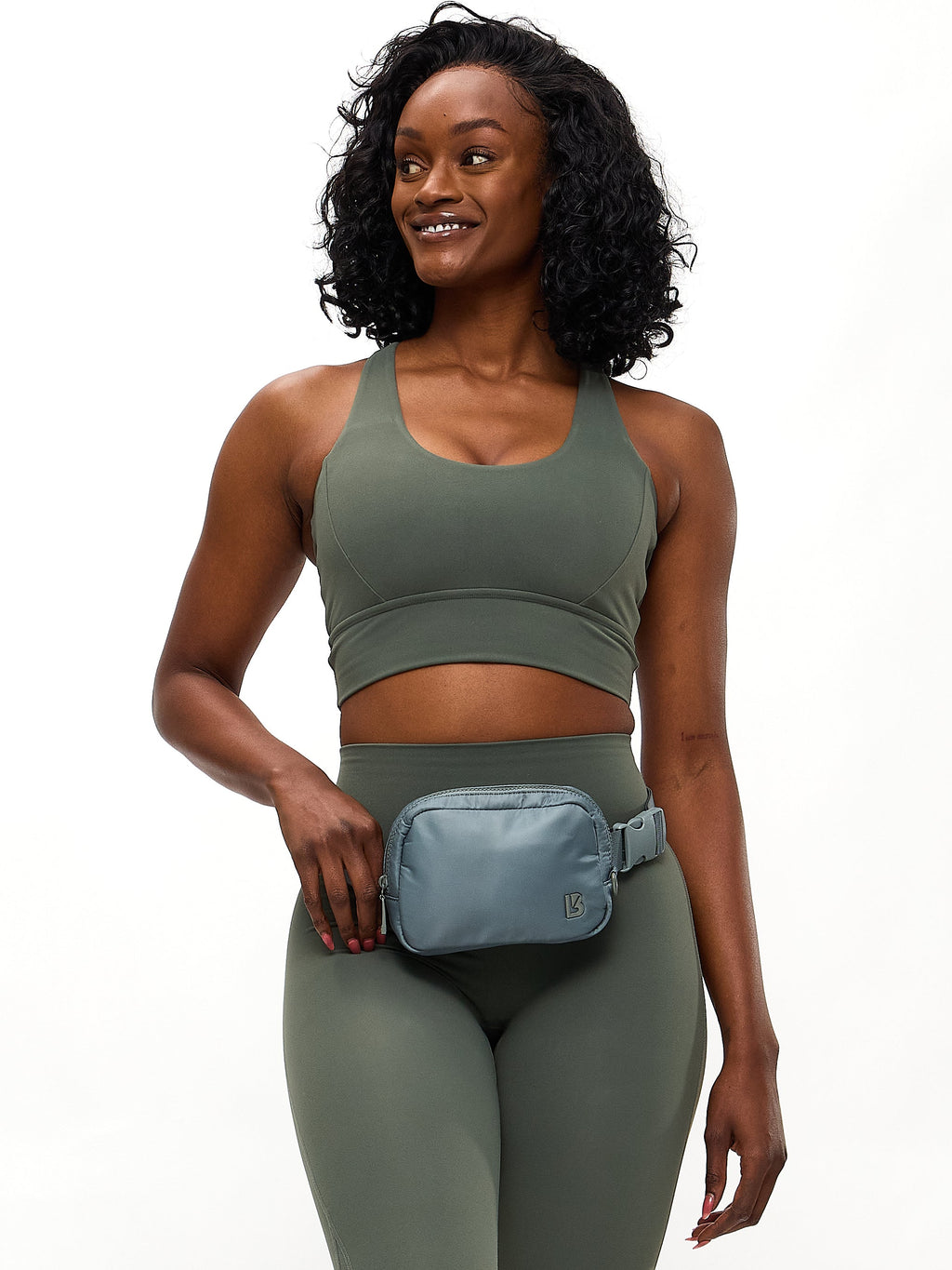 Rosa Sports Bra - Shadow Sage