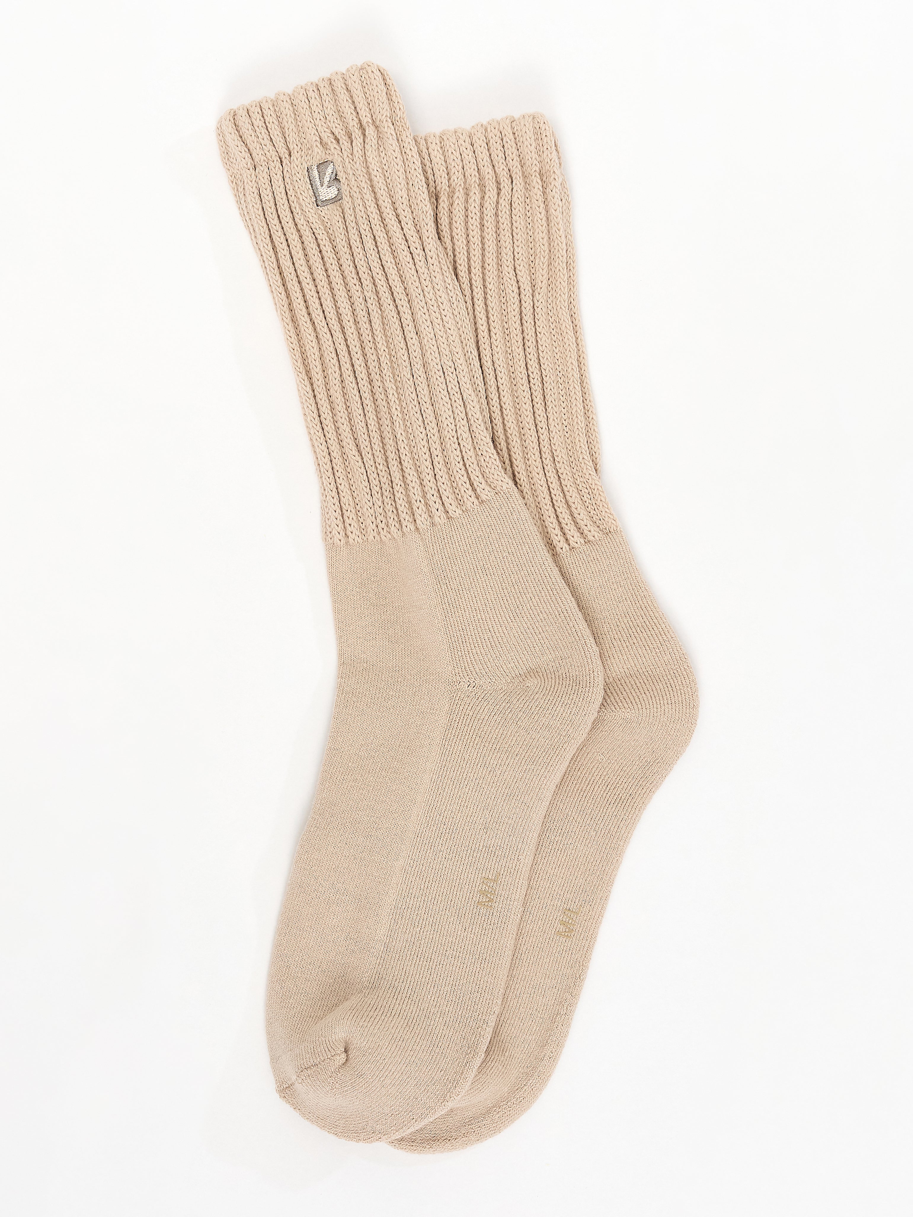 3 Pack Scrunch Socks - Multi Oat Milk