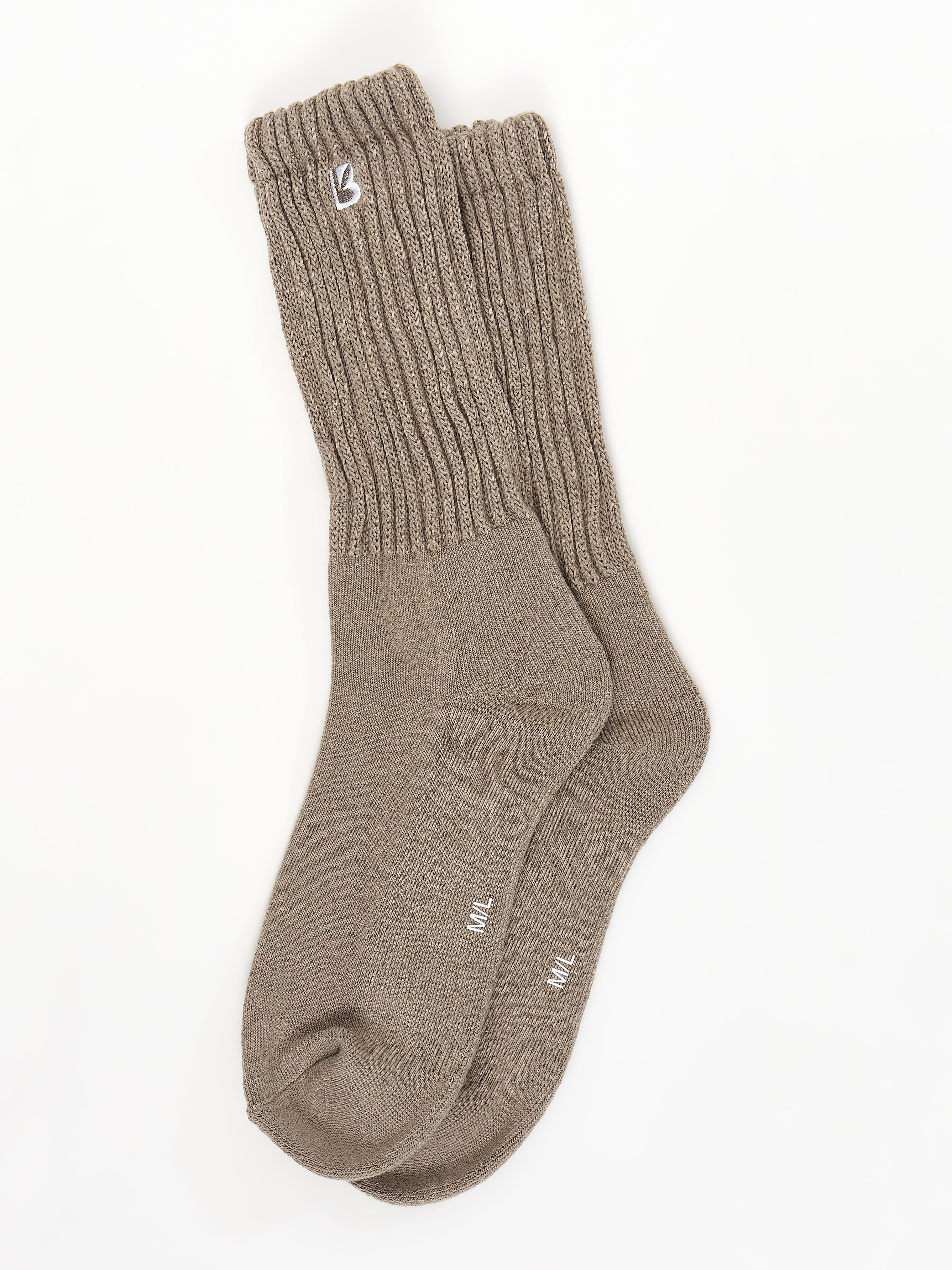 3 Pack Scrunch Socks - Multi Oat Milk