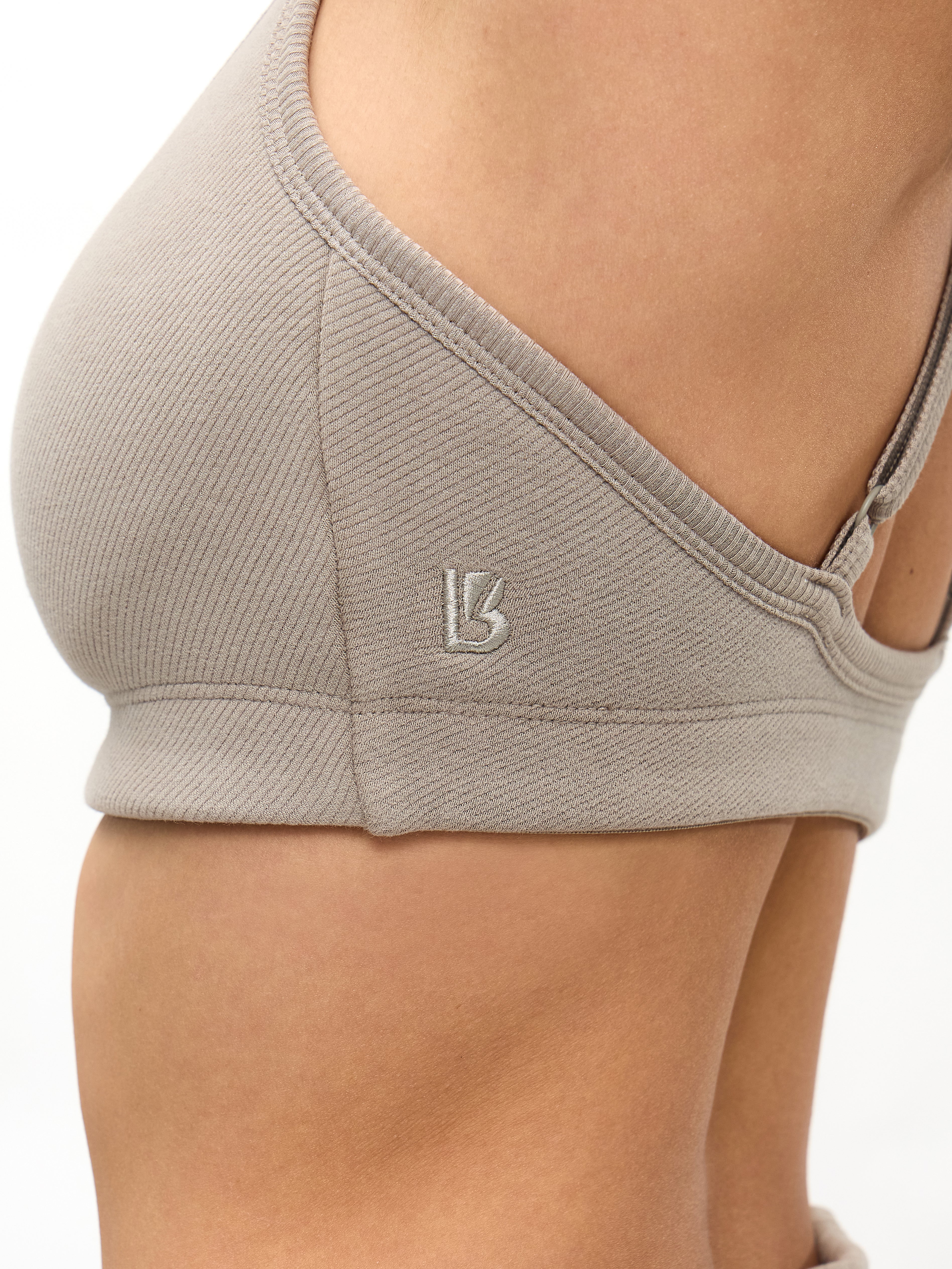 Plush Fleece Bralette - Neutral