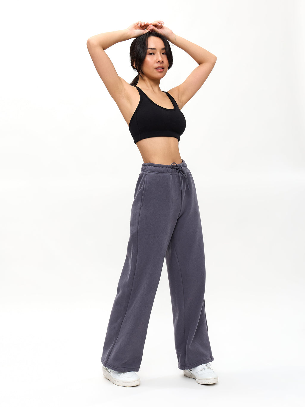 Plush Fleece Straight Leg Sweat Pant - Blue Steel