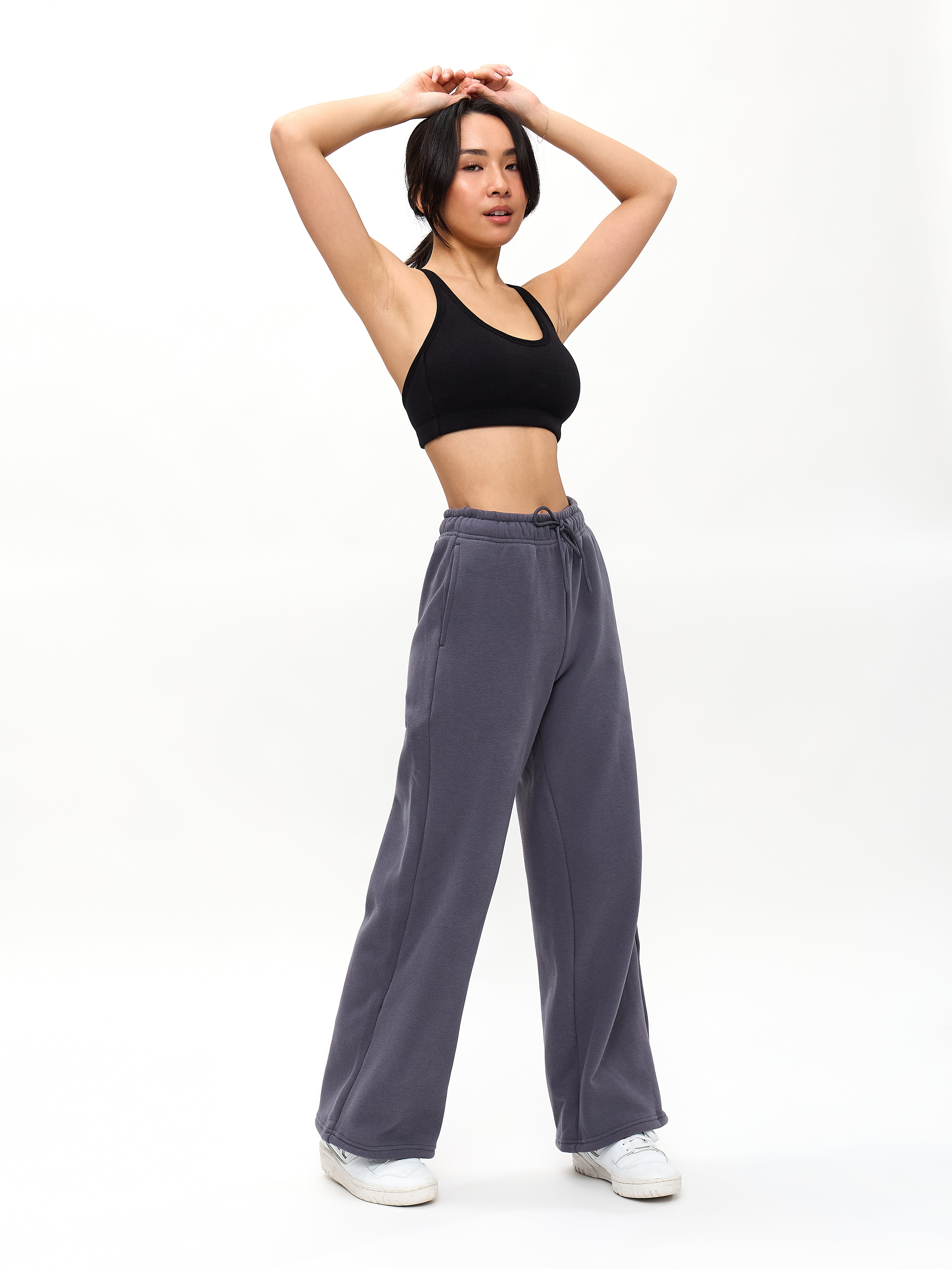 Plush Fleece Straight Leg Sweat Pant - Blue Steel