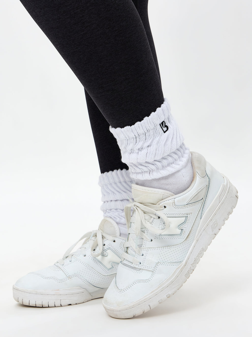 3 Pack Scrunch Socks - Multi Oat Milk