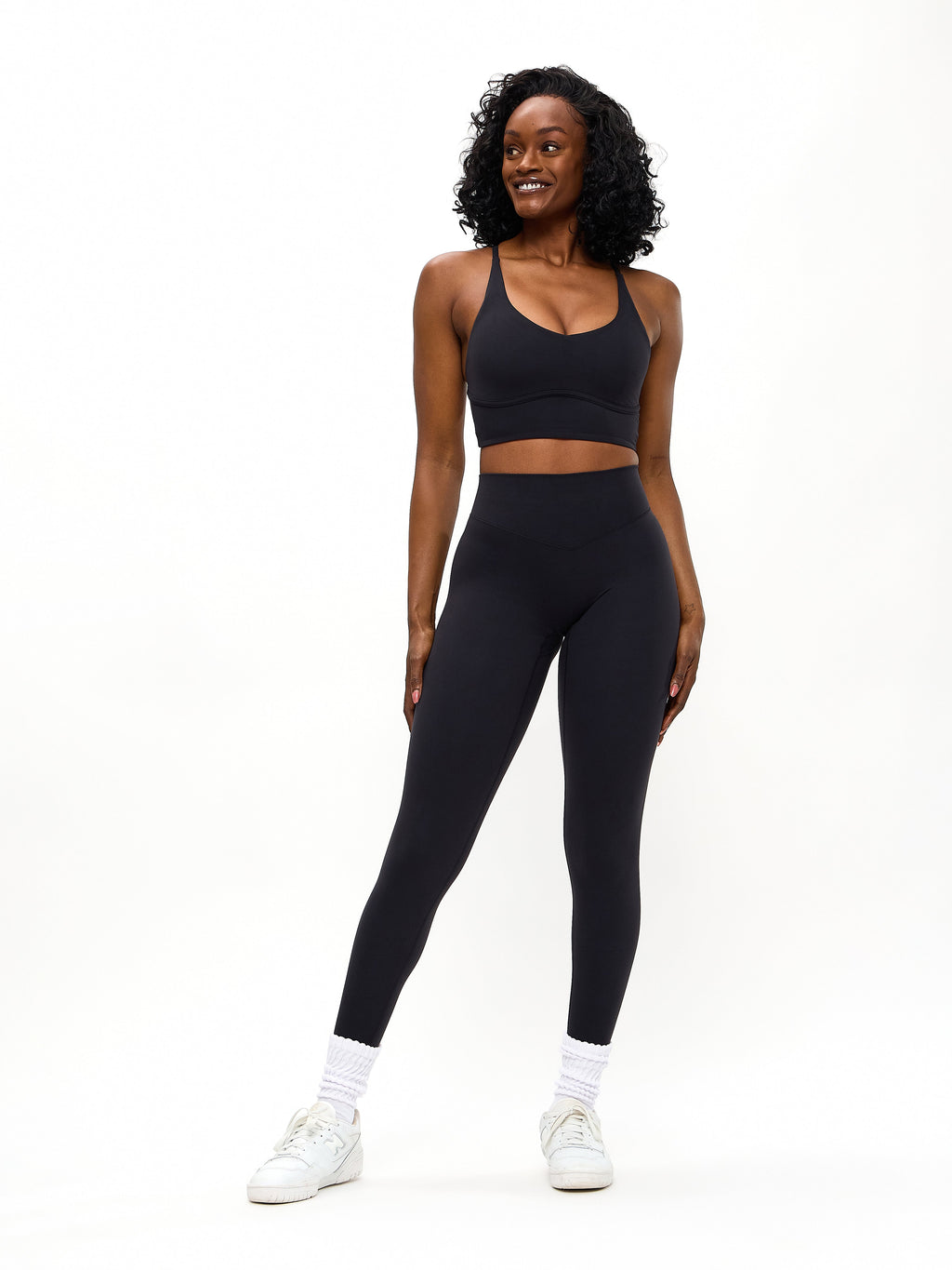 Poshknit Sports Bra - Onyx Black
