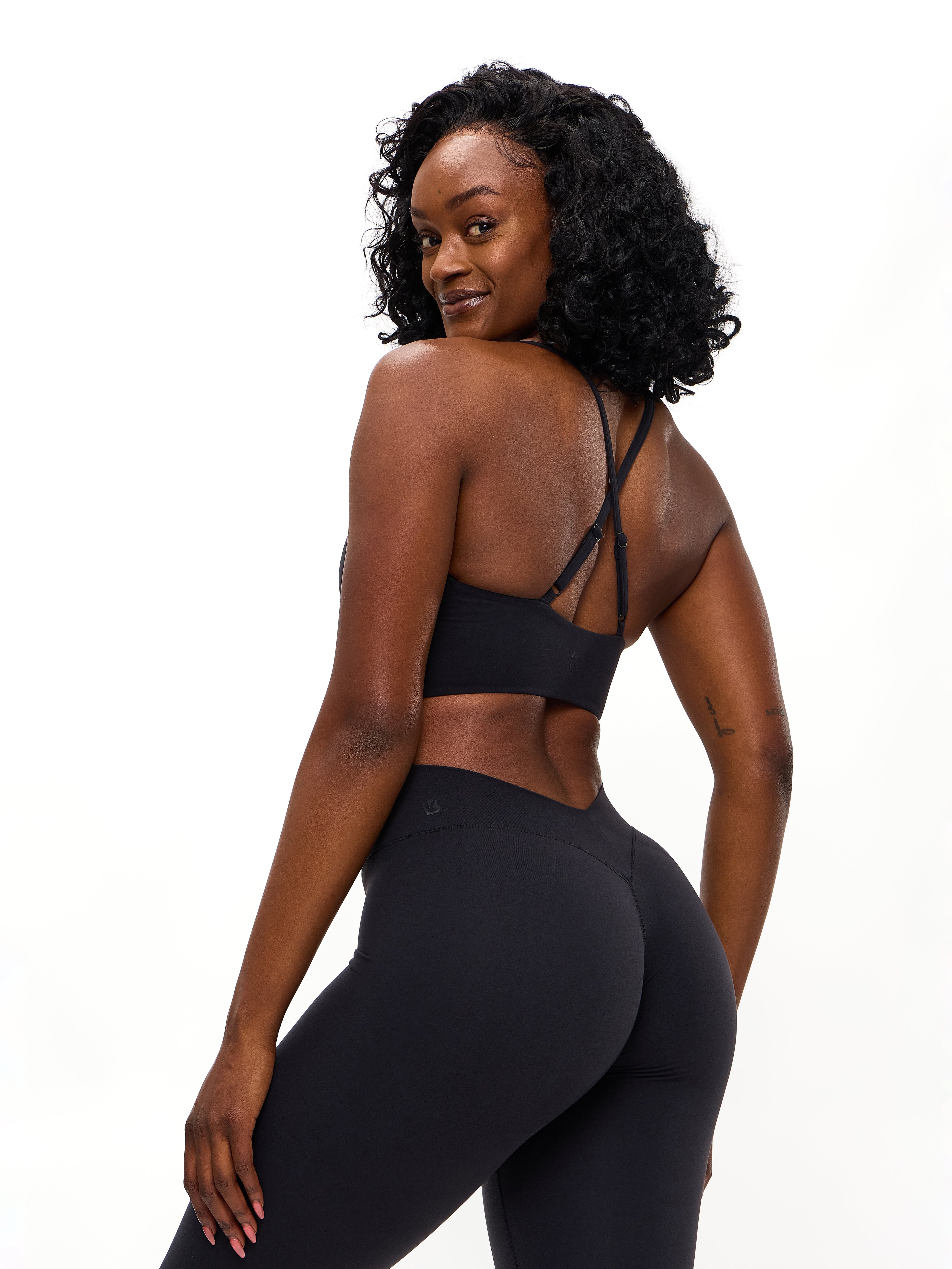 Poshknit Sports Bra - Onyx Black