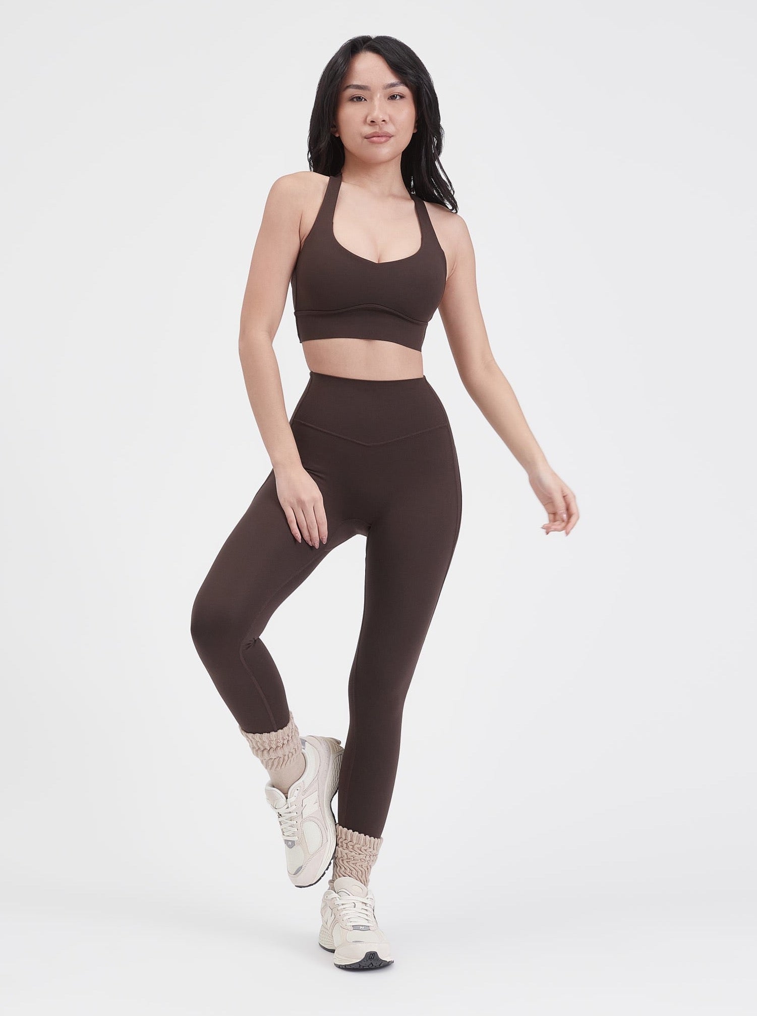 Collagen Sports Bra - Cold Brew