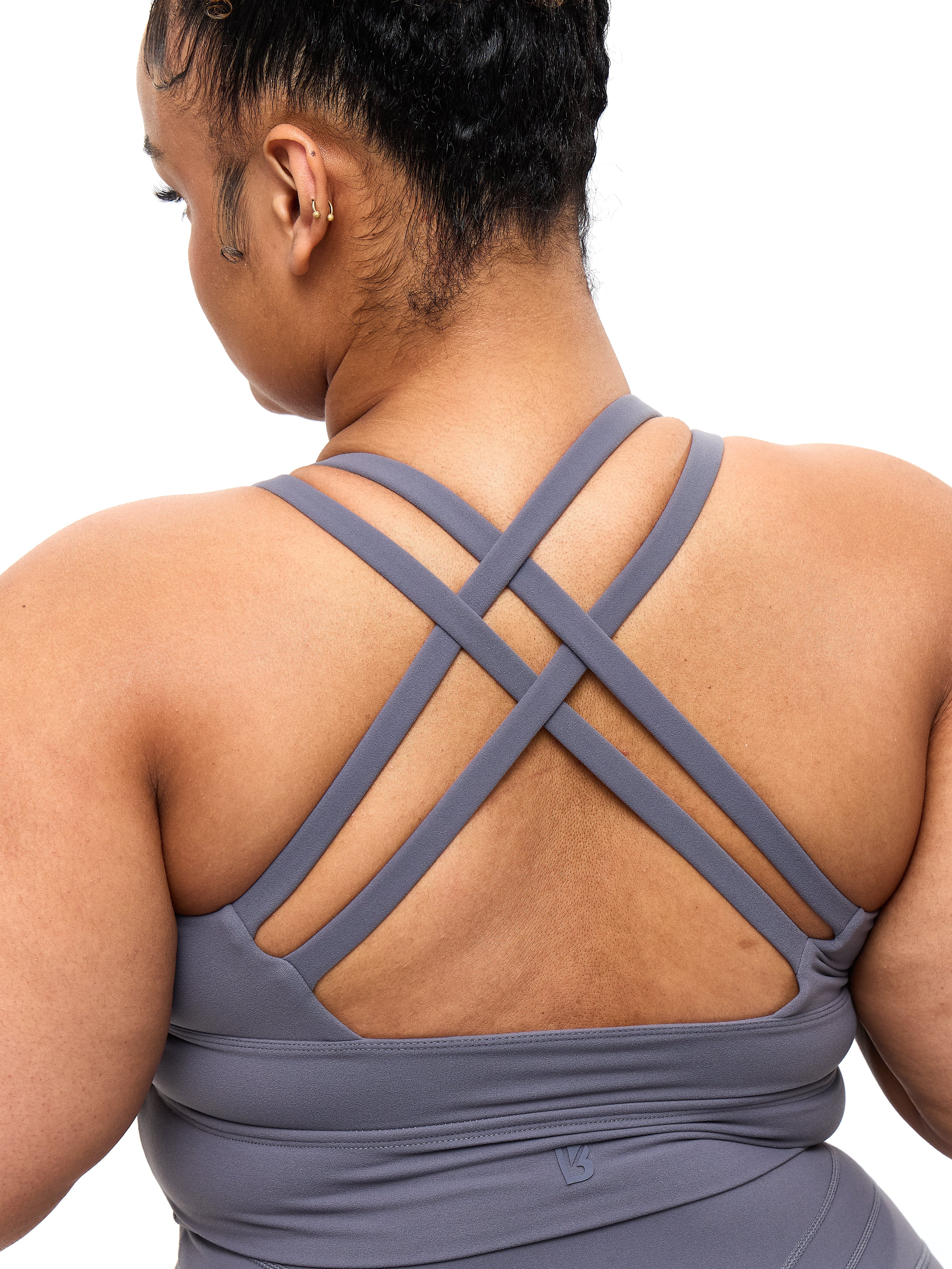 Rosa Sports Bra - Blue Steel