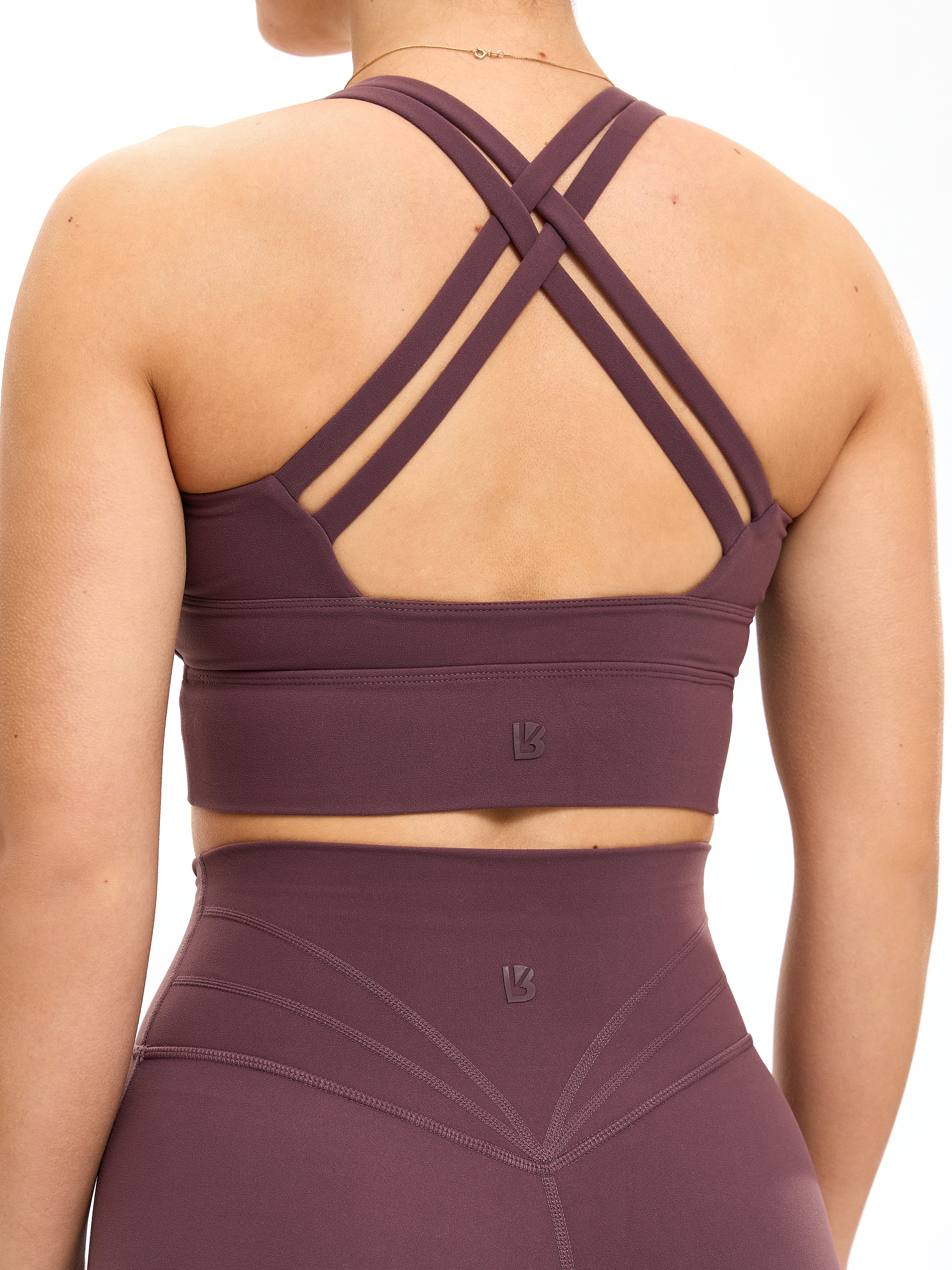 Rosa Sports Bra - Smoked Cherry