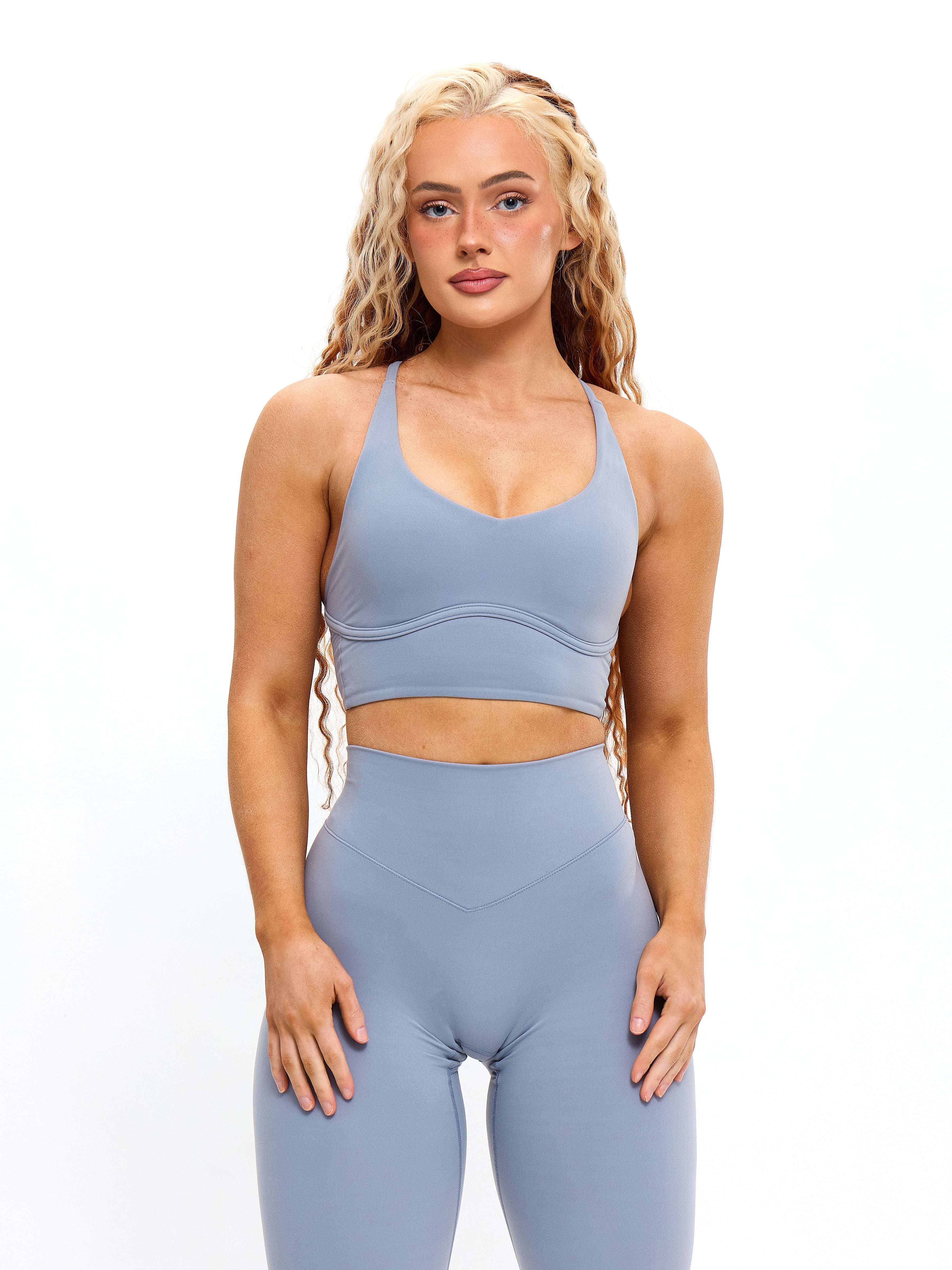 Poshknit Sports Bra - Sterling