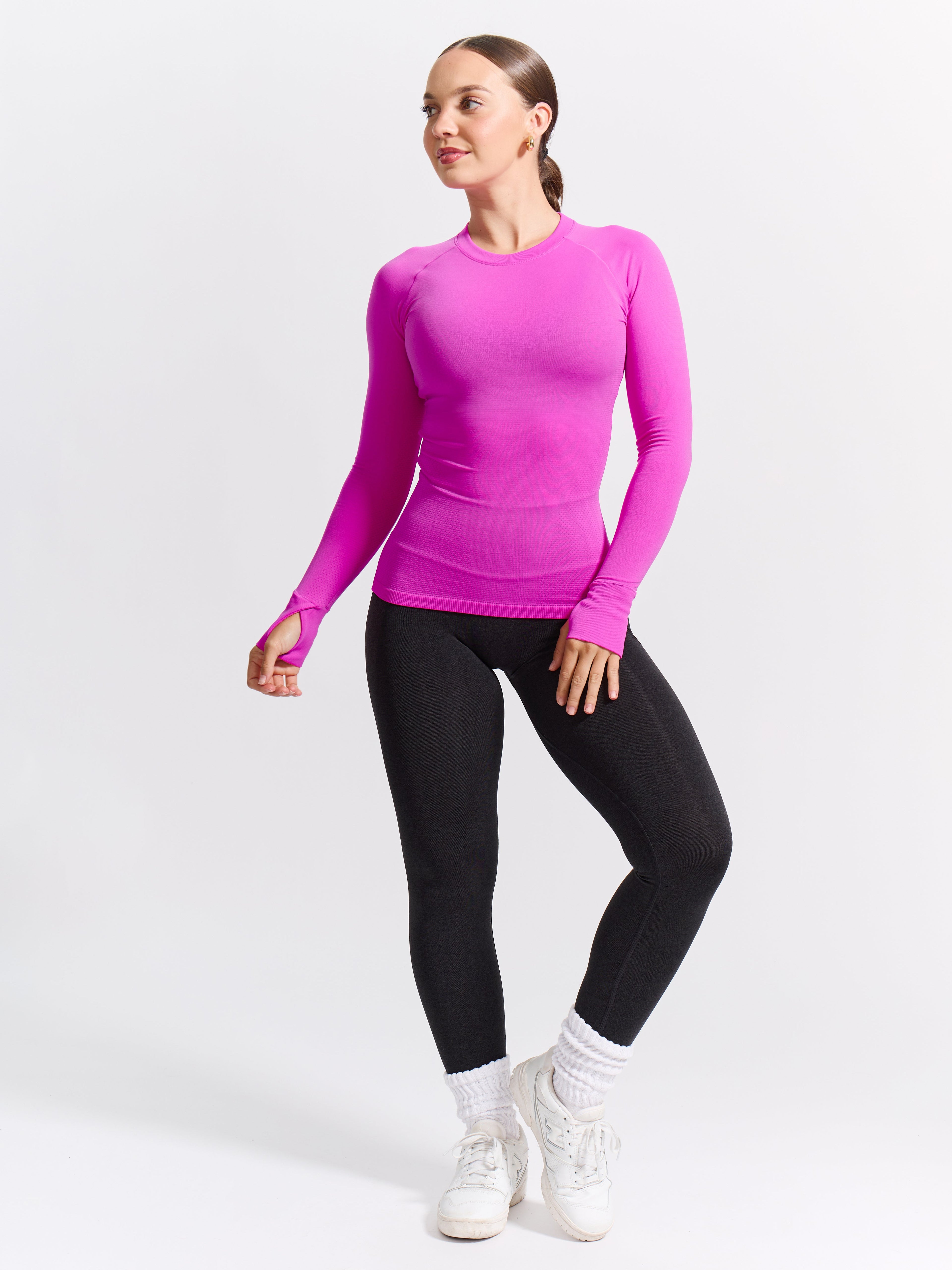 Seamless Long Sleeve Tee - Pop Rocks