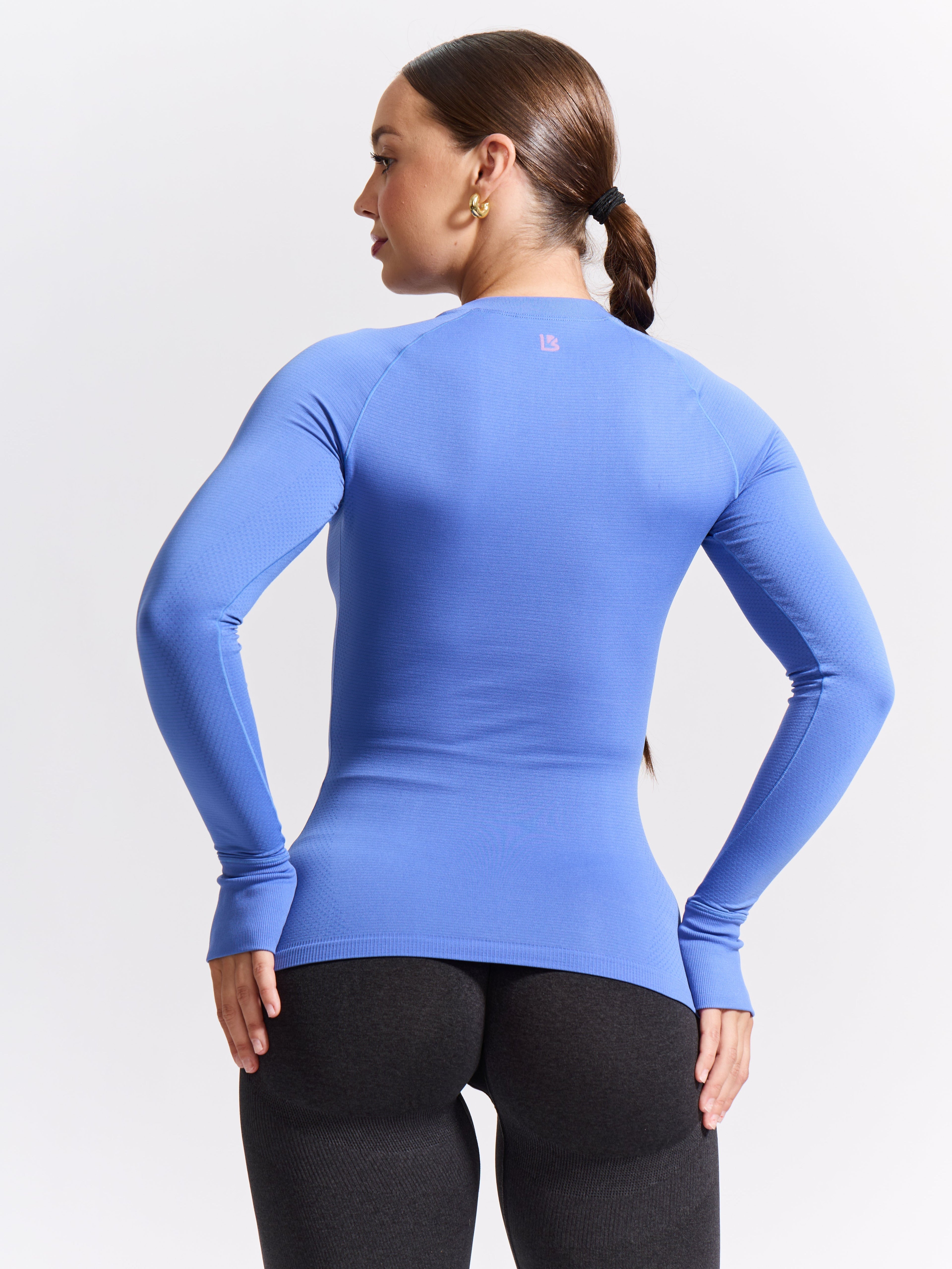 Seamless Long Sleeve Tee - Ultraviolet