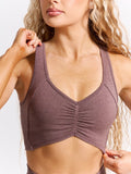 Form Seamless Sports Bra - Mocha Berry