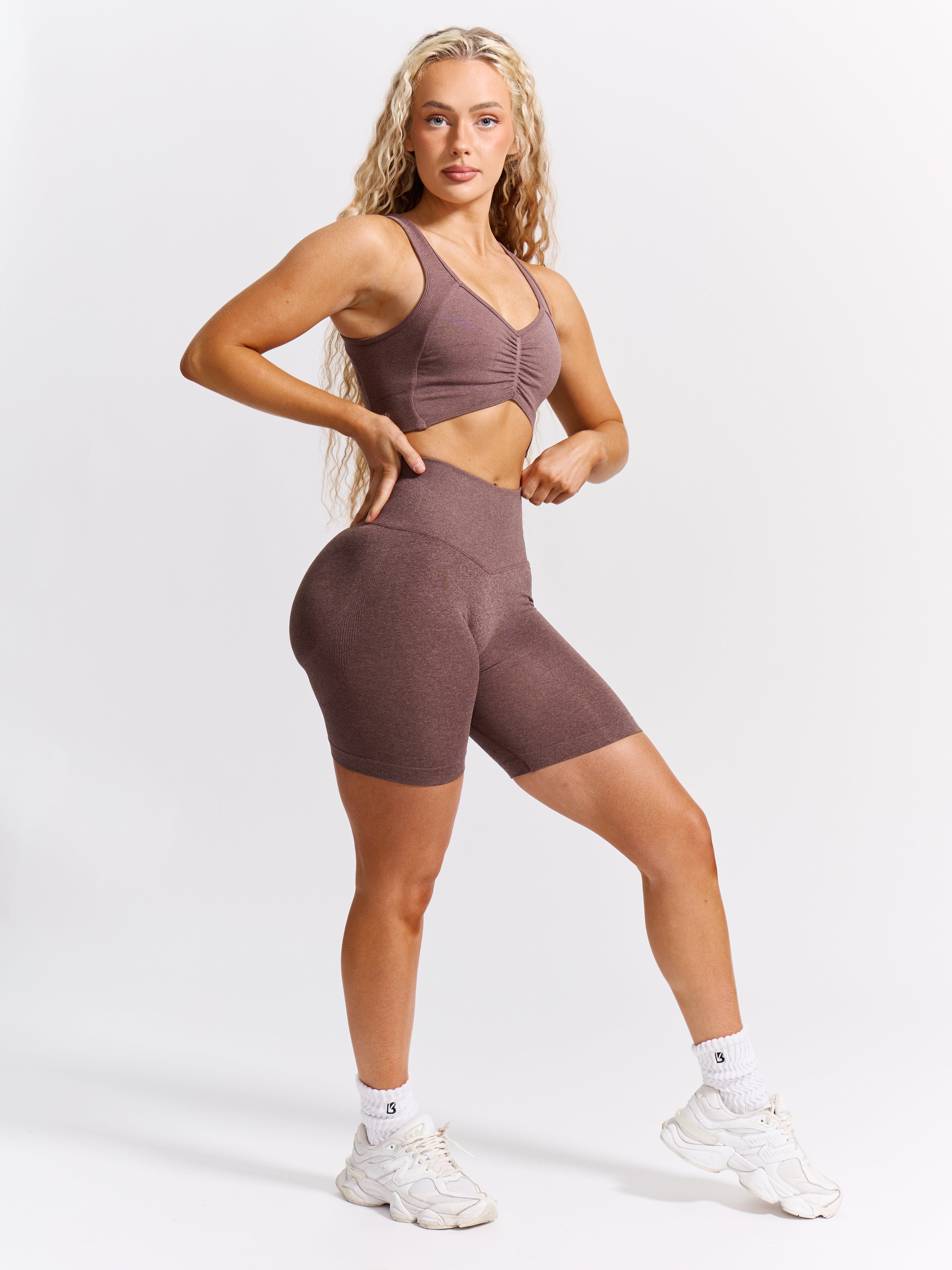 Form Seamless Sports Bra - Mocha Berry
