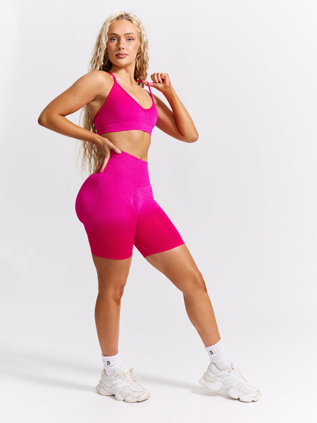 Plunge Seamless Sports Bra - Hard Candy Ombre