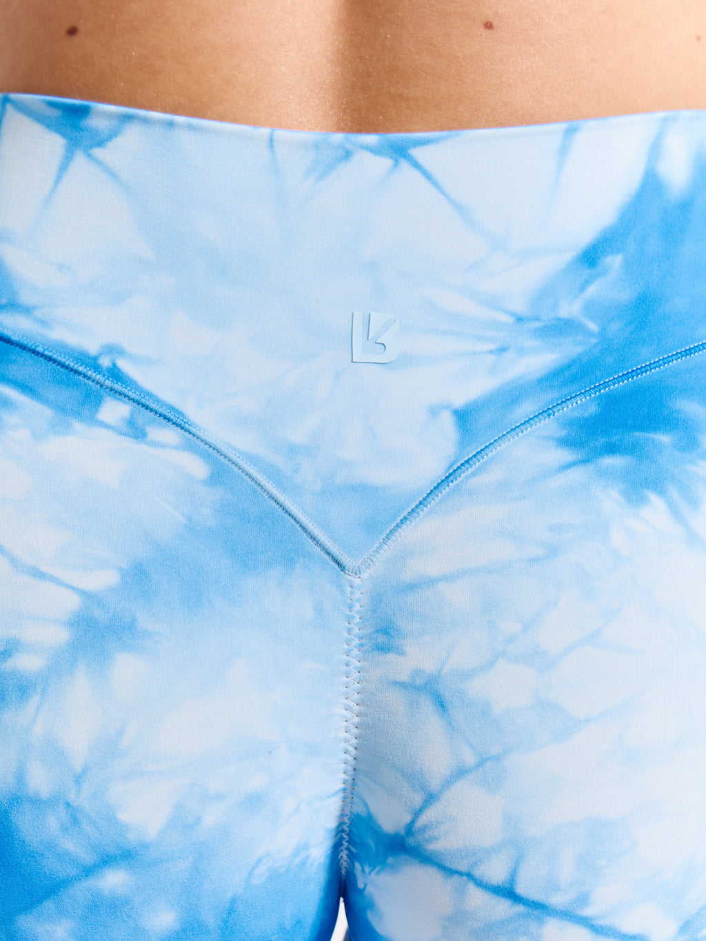 Aggressive Scrunch Short 7" - Blue Bubbles Tie Dye