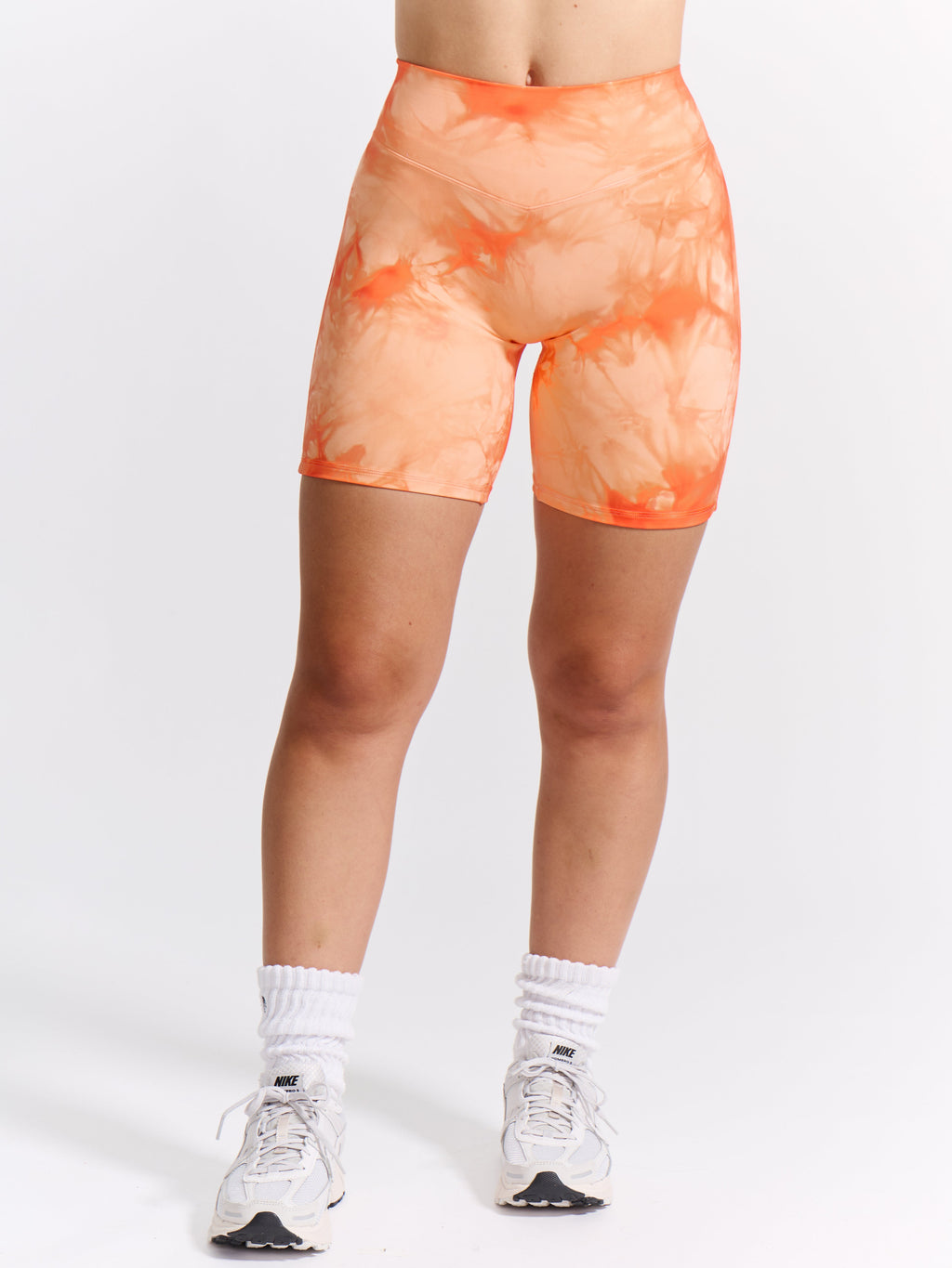 Aggressive Scrunch Short 7" - Peach Rings Tie Dye