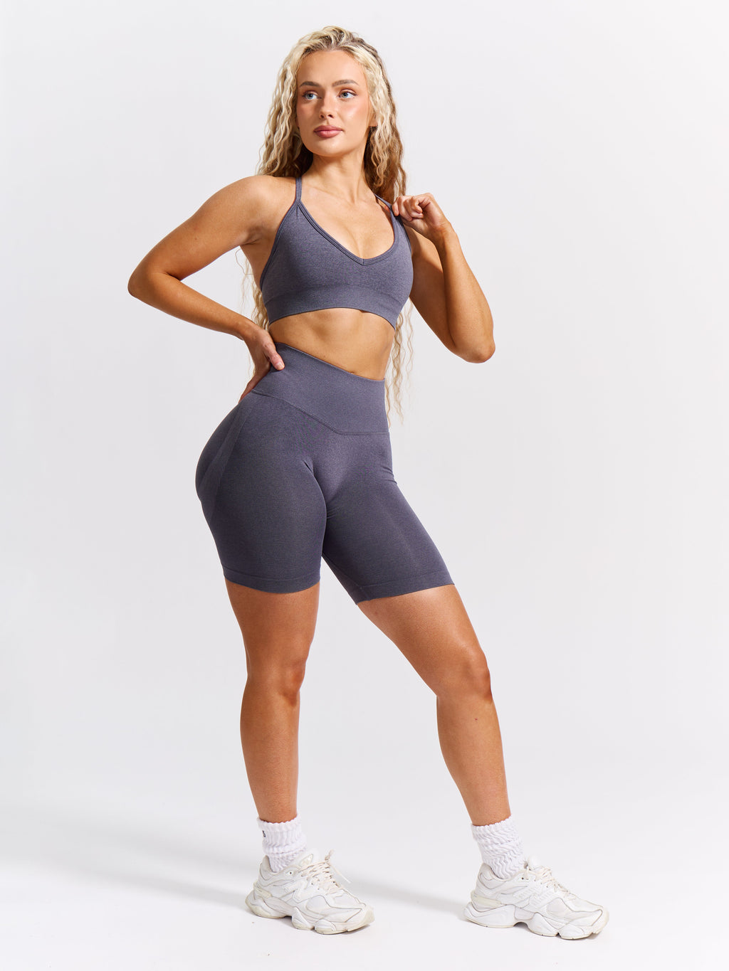 Miracle Seamless Short 6" - Blue Steel