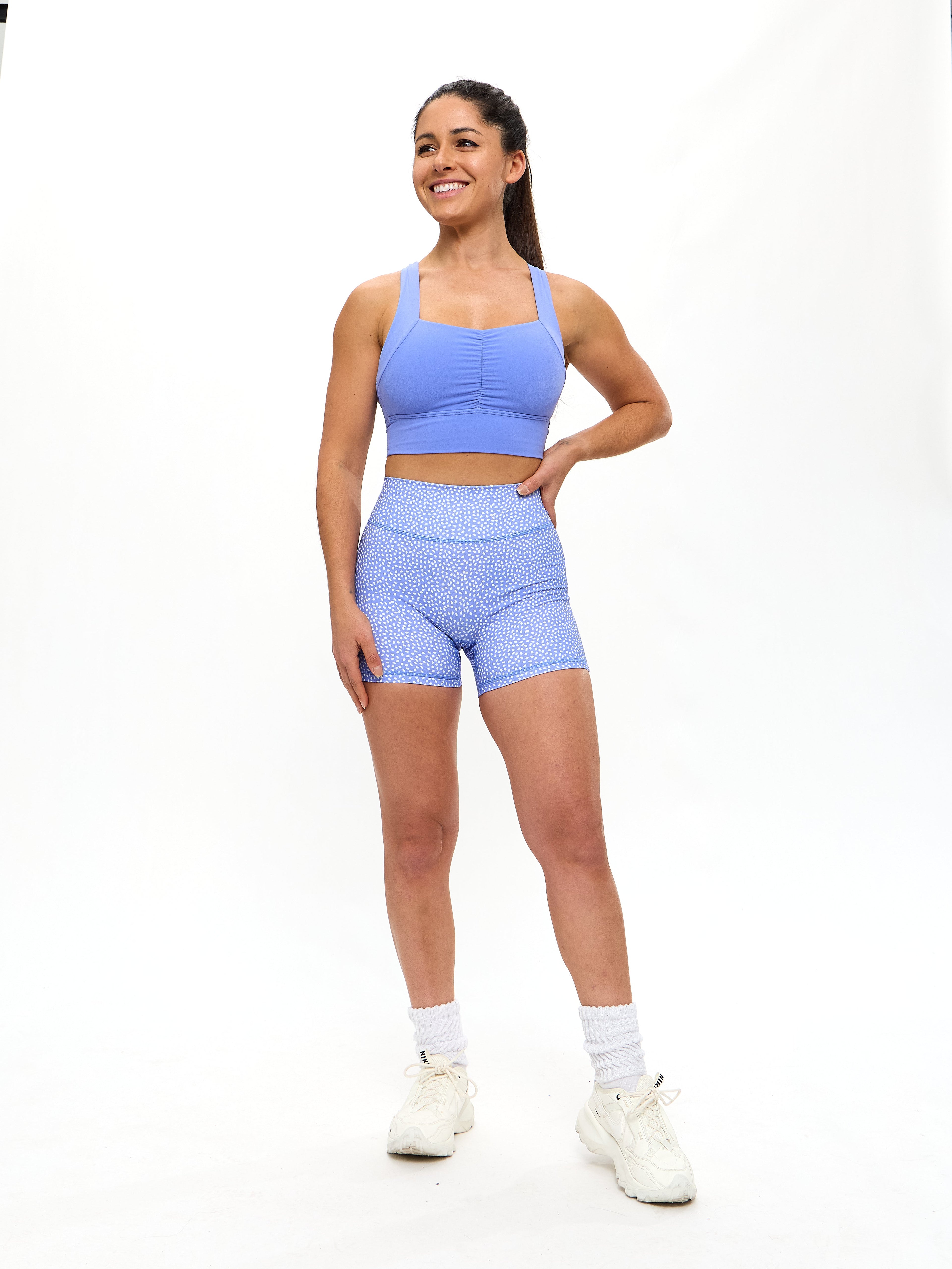 Legacy Short 4" - Azul Bossy Print