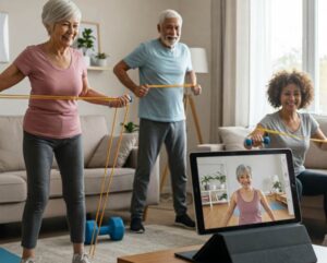 Read more about the article Online Fitness for Seniors: Safe and Effective Options